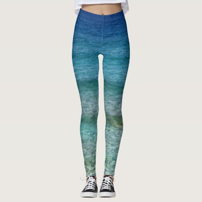 Beach Waves Leggings (Front)