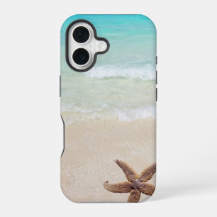 Beach Waves Sand Starfish Sea Star Tropical iPhone 16 Case