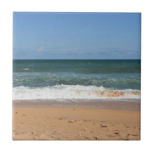Beach Waves Seashore Seascape Tile