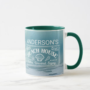Beach  Waves theme Painting  Mug