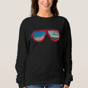 Beach Waves Vacay Mode Exotic Summer Tropical Sung Sweatshirt