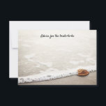 Beach Waves Wedding Advice Card<br><div class="desc">Beach Waves Wedding Advice</div>