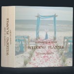 Beach Wedding Arbor Binder<br><div class="desc">Beach wedding planner.</div>