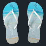 Beach Wedding | Flip Flops | Bride Name | Ocean<br><div class="desc">Beach Wedding | Flip Flops | Bride Name |Ocean</div>