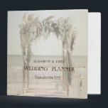 Beach Wedding Floral Arch Binder<br><div class="desc">Beach wedding planner.</div>