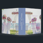 Beach Wedding Floral Binder<br><div class="desc">Beach wedding planner.</div>