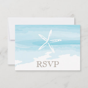 Beach Wedding ı RSVP Card