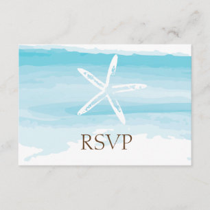 Beach Wedding ı RSVP Card