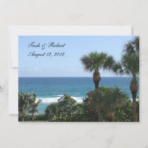 Beach Wedding Invitation