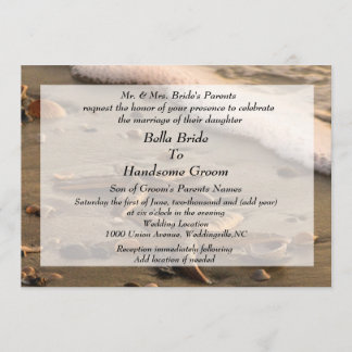 Beach Wedding invitation