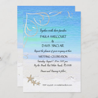 Beach Wedding Invitation