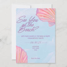 Beach Wedding Invitation