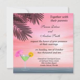Beach Wedding Invitation