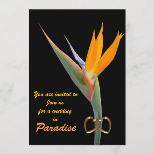 Beach wedding Invitation Paradise