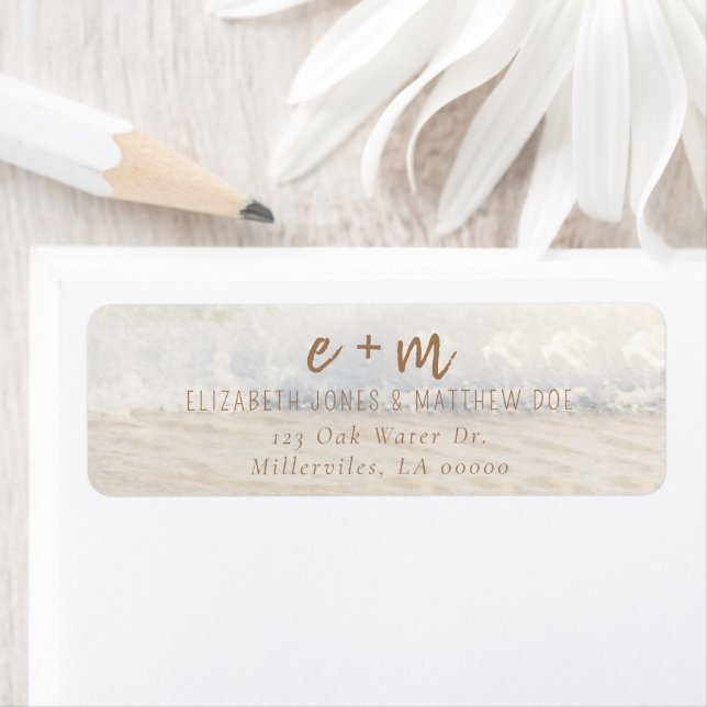 Beach Wedding Invitation Seaside/Oceanside Wedding (En situation)