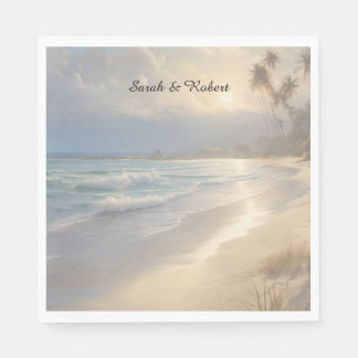 Beach Wedding Napkin