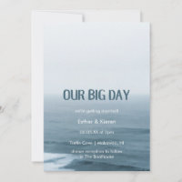 Beach Wedding 'Our Big Day' Invitation