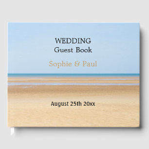 Beach Wedding Personalized Guestbook