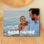 Beach Wedding Photo Wedding Save the Date Announcement Postcard<br><div class="desc">Invite friends and family to reserve your wedding date with our beach wedding photo "better together" design save the date postcard. Customize with your photo on the front and add your wedding details to the backside of the card.</div>