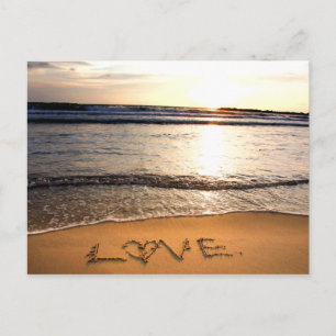 Beach Wedding Postcard