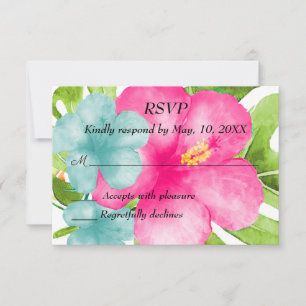 Beach Wedding RSVP Card