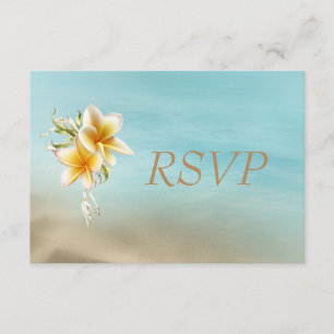 Beach Wedding RSVP Card