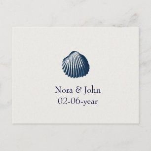 beach Wedding rsvp card