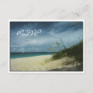 Beach Wedding RSVP Cards