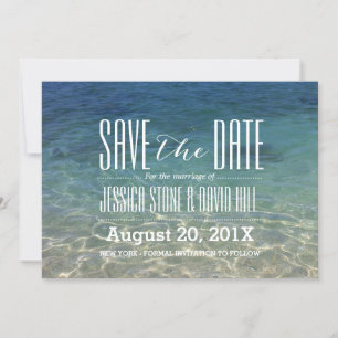 Beach Wedding Save the Date