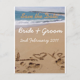 Beach Wedding - Save the Date! Save The Date