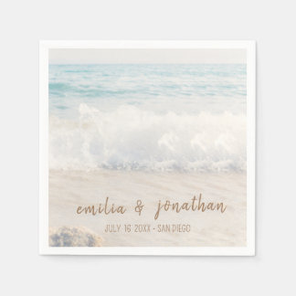 Beach Wedding | Seaside Wedding Napkin
