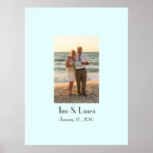 Beach Wedding Sign In Party Board