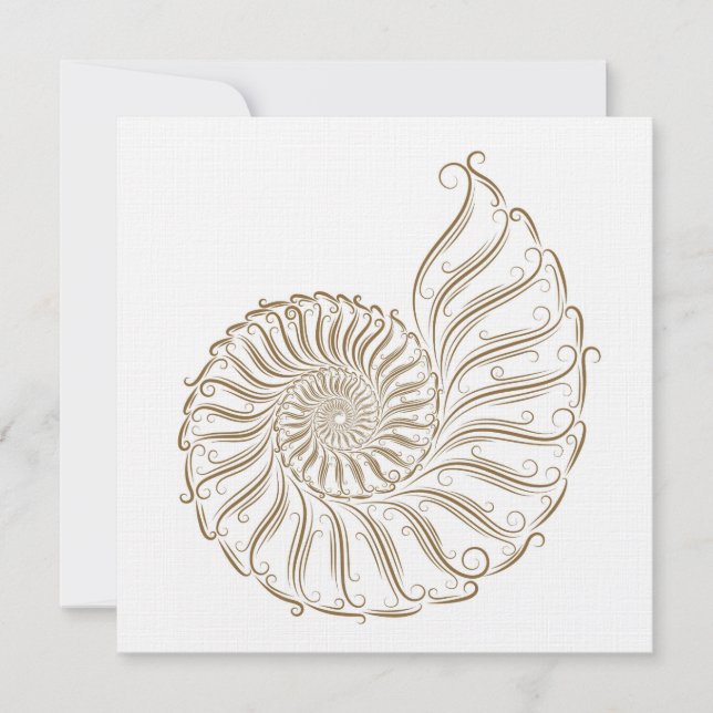 Beach Wedding - SRF Invitation (Front)