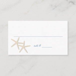 Beach Wedding Starfish Seating Card