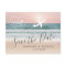 Beach Wedding Sunset Heart Airplane Save the Date