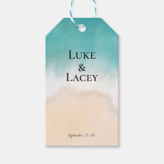 Beach Wedding tags for favours