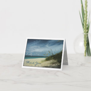 Beach Wedding Thank You Cards