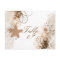 Beach wedding theme ~ table number card