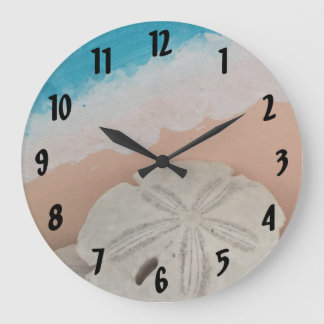 Beach Wishes Large Clock