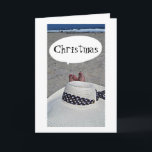 BEACH WISHES=WARM CHRISTMAS WISHES TO YOU! HOLIDAY CARD<br><div class="desc">LADY AT THE BEACH-WARM CHRISTMAS WISHES TO YOU!</div>