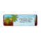 Beach with Palm Tree designer label