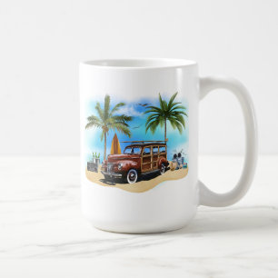 Beach Woody Wagon Mug