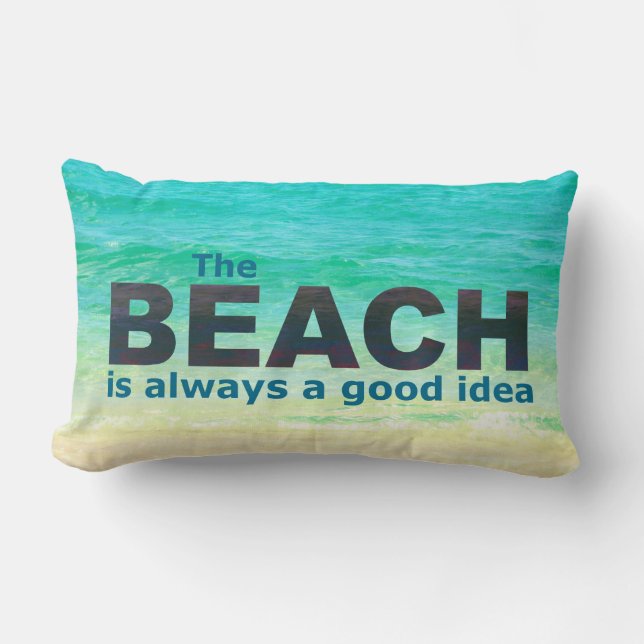 BEACH WORD PILLOW (Front)