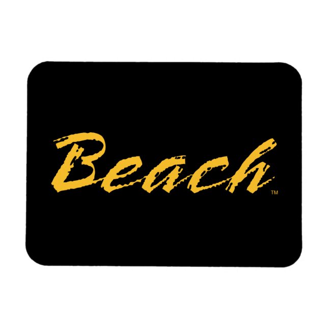 Beach Wordmark Magnet (Horizontal)