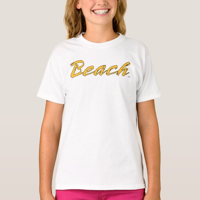 Beach Wordmark T-Shirt (Front)