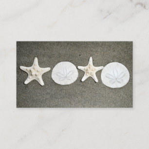 Beach X's and O's Starfish Sand Dollar Photo Card