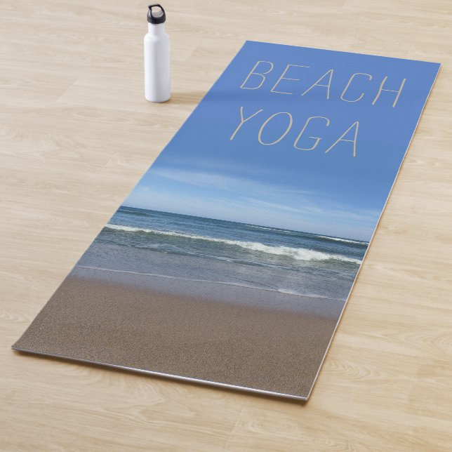 Beach Yoga Mat (text customizable)  (In Situ)