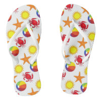 Beachball Crab Sunshine Sun Starfish Beach Print