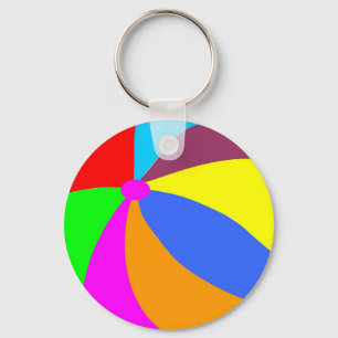 Beachball Keychain