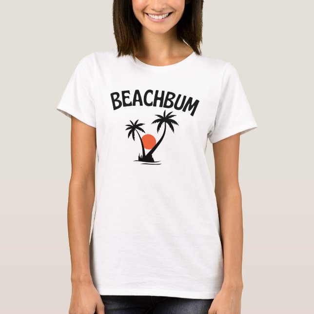 Beachbum  Beach Summer T-Shirt (Front)